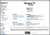 Nagios v3.3.1 splash page, small